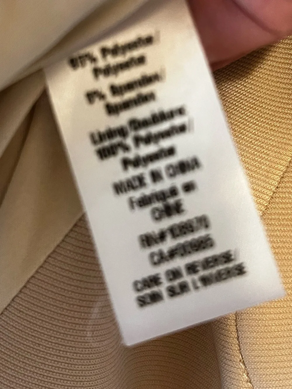 ZAC Zac Posen Cropped Blazer in Light Beige, Size 0